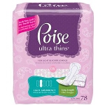 Poise Pads for Adult Incontinence Ultra Thin Long 9-2/5