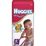Huggies  Snug and Dry Diapers for Kids Size 4 - BG of 52 EA