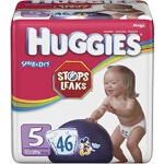 Huggies  Snug and Dry Diapers for Kids Size 5 - BG of 46 EA