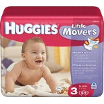 Huggies ® Supreme Diapers for Kids Step 3, Fits 16 to 28 Pounds - BG of 52 EA