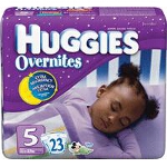 Huggies  Overnite Diapers for Kids Size 5, Jumbo, Unique, Unisex - PK of 23 EA