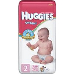 Huggies  Snug and Dry Disposable Diaper Size 2, Unisex, Fits 12 lb to 18 lb - BG of 42 EA