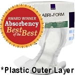 Abena Abri-Form X-Plus Briefs - Plastic Outer Layer Abena Adult Diapers ( Sizes: Medium M4, Large L4, ) Each Pair Holds 60-99 oz of Fluid