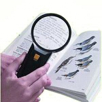 Mabis DMI Healthcare Illuminated Bifocal Magnifier, 3