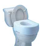 Mabis DMI Healthcare Molded Elevated Toilet Seat 14-1/2