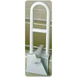 Mabis DMI Healthcare Easy Grip Adjustable Tub Grab Bar, Weight Capacity: 250 lb, 14-3/4