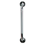 Knurled Grab Bar, Chrome, 12