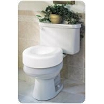 Medline Industries Guardian Economy Raised Toilet Seat 250 lb, 15-1/2