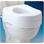 Carex  Raised Toilet Seat Standard, 15