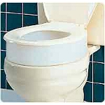 Carex  Toilet Seat Elevator Round Shape, 13-1/2