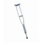 Medline Industries Guardian  Medium Adult Aluminum Push Button Crutch 44-1/2