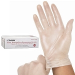 Vinyl Exam Gloves Extra Large XL Size - Powder Free Non-Sterile - Meets or Exceeds ASTM/FDA Standards - 100/box