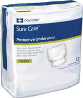 Covidien Sure Care Protective Underwear Super Absorbency Large 44