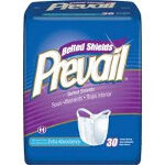 Prevail  Extra Absorbency Belted Shields Undergarment One Size White, Breathable, Reusable - Qty: BG of 30 EA