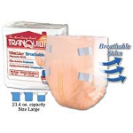 Tranquility SlimLine ® Breathable Briefs, Adult Diapers Large, 45