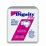 Dignity  Plus Comfort Adult Fitted Briefs, Diapers 63