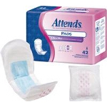Attends  Bladder Control Pads for Incontinence, Ultra Plus, 14.5