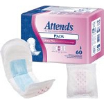 Attends  Bladder Control Pads for Incontinence, Extra Plus, 12.5