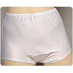 Ladies Premier Plus Panty Medium, White, Full Cut, 33