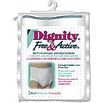 Dignity  Free and Active Absorbent Protective Mens Briefs, Re Usable Pull Ups 38