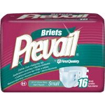 Prevail  PM Adult Briefs, Diapers Small 20