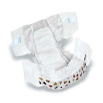 DryTime  Baby Diapers Size 6, Over 35lb, Disposable, Latex-free, Anti-Leak Cuffs, Soft Foam-Elastic Waistband - Qty: BG of 15 EA