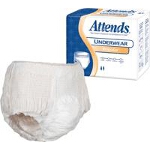 Attends  Regular Absorbency Protective Underwear, Pull Up Adult Diapers, X-Large (58