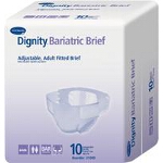 Dignity  Bariatric Adult Fitted Briefs, Diapers Maxiumum Protection 63