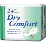 TENA  Dry Comfort Bladder Control Night Pads for Adult Incontinence, Green, Latex-free - Qty: BG of 24 EA