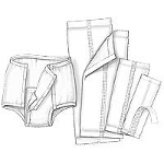 Kendall Handicare SureCare Garment Liner, 4-1/2