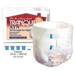 Tranquility ATN (All-Through-the-Night) Disposable Briefs, Adult Diapers Medium, 32