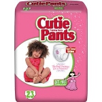 Prevail  Cuties Training Pants Pull Ups for Girls, 3T-4T, 32 to 40 lb, Elastic Waistband, Comfortable - Qty: PK of 23 EA