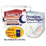 Tranquility Premium OverNight Disposable Absorbent Underwear, Pull On Diapers and Pull Ups Small 22