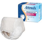 Attends  Super Plus Absorbency Protective Underwear, Pull Up Adult Diapers with Leakage Barriers, X-Large (58