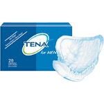 TENA  Men Pad, White, Latex-free - Qty: PK of 20 EA