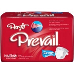 Prevail Per-Fit Adult Brief Medium White 32