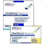 Lifescan One Touch Sure Soft Lancets  200/box -FREE SHIPPING-